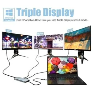 USB C Docking Station Dual MonitorLaptop Docking_3