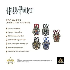 The Noble Collection Harry Potter Hogwarts Adorno de árbol_3