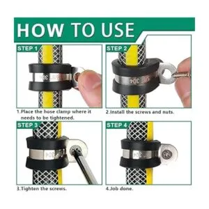 OURU Kit surtido de 110 abrazaderas de cable 10 tamaños_5