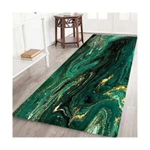 MATEKULI Alfombra larga con pintura abstracta para verter_1