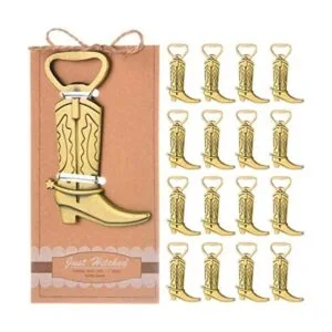 30PCS Cowboy Boots Bottle Openers Wedding Favors Baby_1