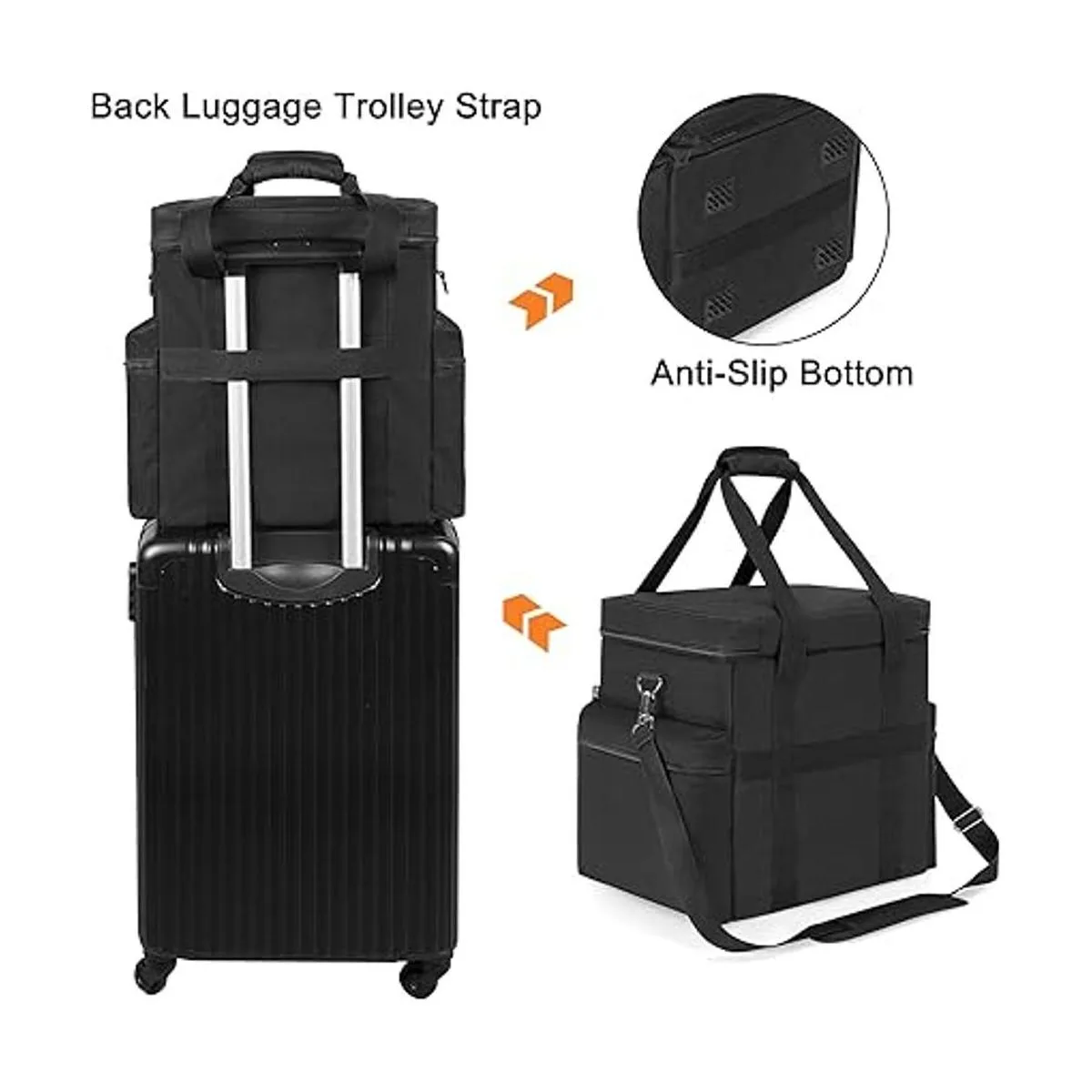 LoDrid Bolsa de almacenamiento de discos de vinilo con 4_5