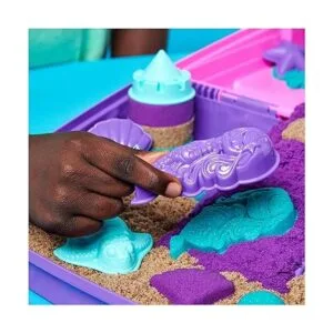 Kinetic Sand Mermaid Palace Playset 2.06 libras de arena_5