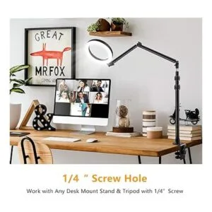 Obeamiu Soporte de escritorio para cámara con brazo mágico_3