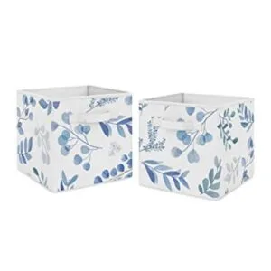 Sweet Jojo Designs Cubo de almacenamiento de tela_1