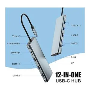 USB C Docking Station Dual MonitorLaptop Docking_2