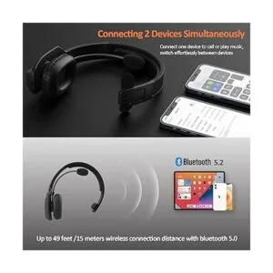 LEVN Auriculares Bluetooth con micrófono auriculares_3