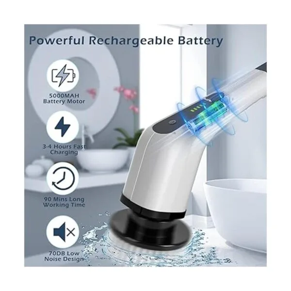 Lavador eléctrico inalámbrico cepillos de limpieza para_3
