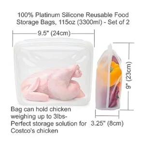 2 bolsas extragrandes de silicona 100 platino_3