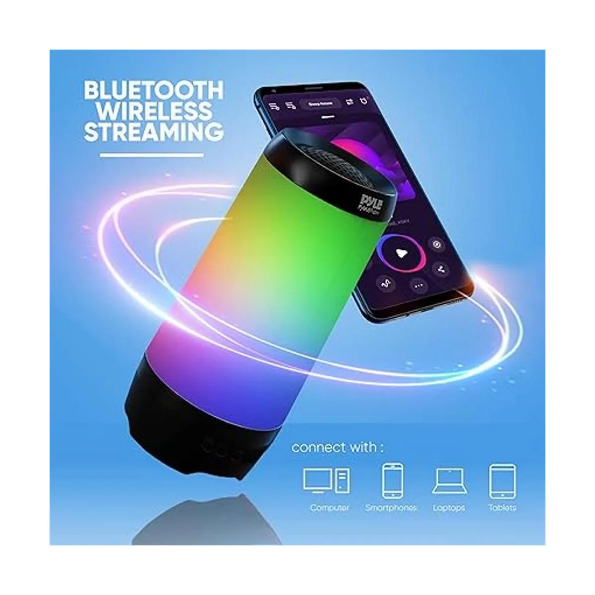 Altavoz portátil inalámbrico Bluetooth para piscina IP68_6