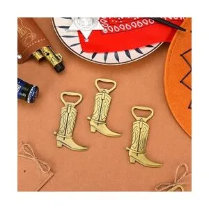 30PCS Cowboy Boots Bottle Openers Wedding Favors Baby_5