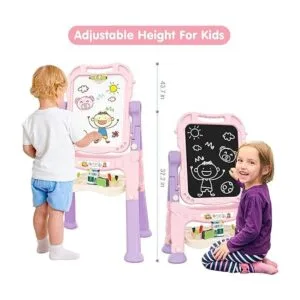 Amagoing Caballete para niños caballete de arte ajustable_2