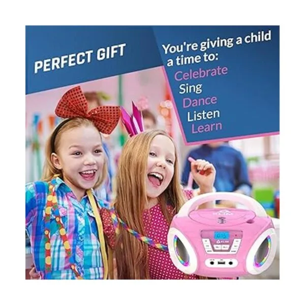 KLIM Candy Kids Boombox Reproductor de CD para niños_6