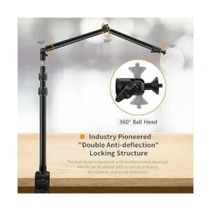 Obeamiu Soporte de escritorio para cámara con brazo mágico_4