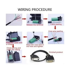 ANMBEST 10 conectores DB15 sin soldadura RS232 DSUB serie_7