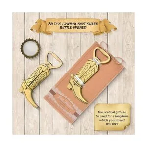 30PCS Cowboy Boots Bottle Openers Wedding Favors Baby_3