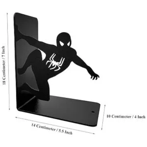 HeavenlyKraft Spiderman Sujetalibros de metal decorativo_6