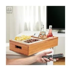 Bandeja para portavasos para sofá diseño de tapa_5