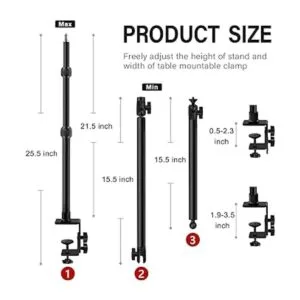 Obeamiu Soporte de escritorio para cámara con brazo mágico_6