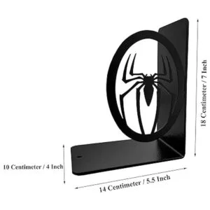 HeavenlyKraft Spiderman Sujetalibros de metal decorativo_5