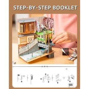 Rolife Kit de rincón de libros LED soporte decorativo_5