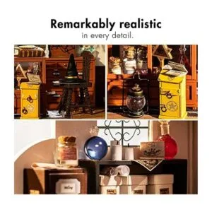 Rolife Kit de casa de muñecas en miniatura kit de casa en_3