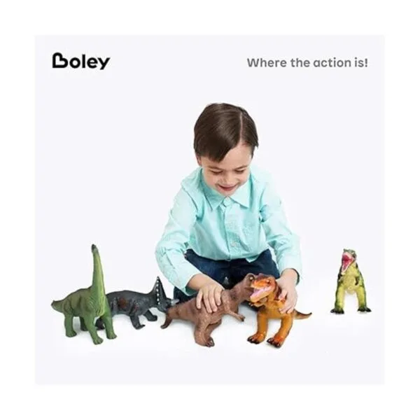 Boley Juego de 5 piezas de dinosaurios gigantes niños_6
