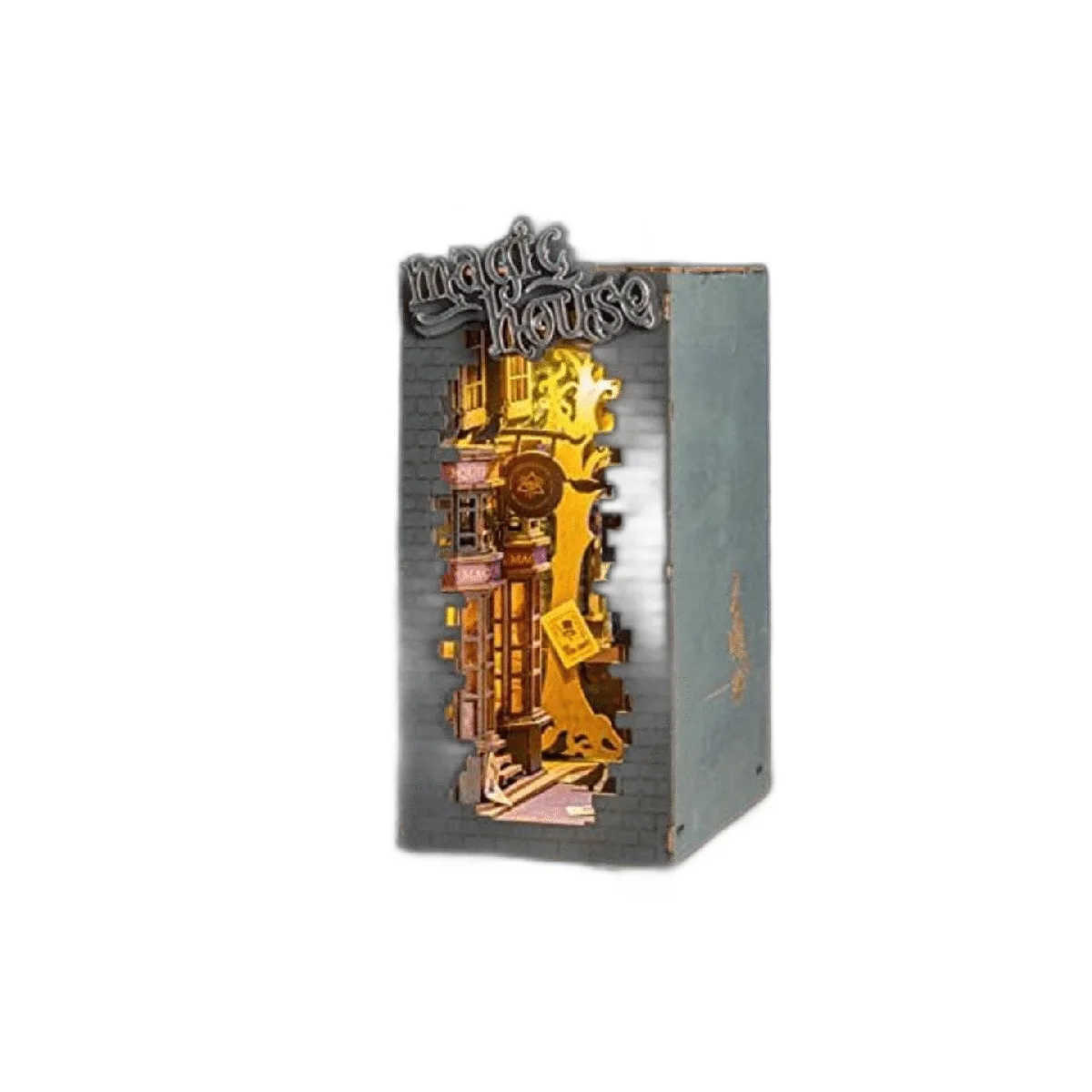 Rolife Kit de rincón de libros en miniatura para_1