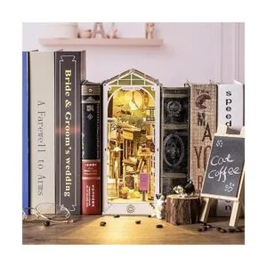 Rowood Book Nook Rompecabezas de madera 3D para_2