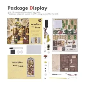 Rowood Book Nook Rompecabezas de madera 3D para_6