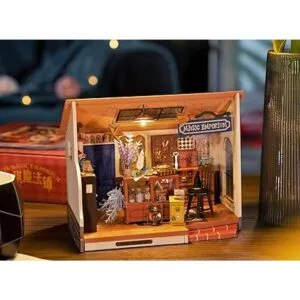 Rolife Kit de habitación de casa de muñecas en miniatura_2