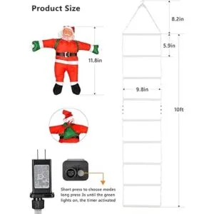 Toodour Luces LED de Navidad Luces decorativas de_6