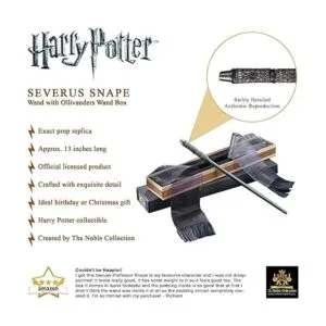 The Noble Collection Profesor Snape varita en caja_3