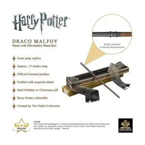 Varita de Draco Malfoy con la caja de varita de Ollivander_3
