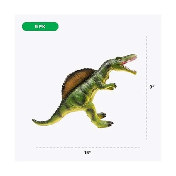 Boley Juego de 5 piezas de dinosaurios gigantes niños_5