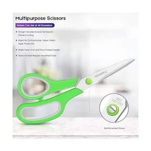 Taotree Tijeras multiusos de 8 pulgadas asas suaves y_3