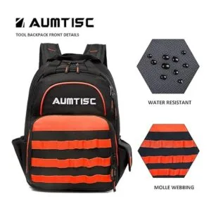 AUMTISC Mochila de herramientas mochila de trabajo bolsa_2