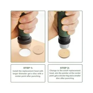 Senrog Kit de perforador de juntas 12 en 1 para cuero_5