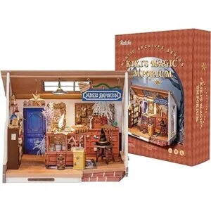 Rolife Kit de habitación de casa de muñecas en miniatura_6