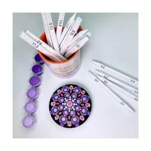 Herramientas de punteado para pintar mandalas Happy_5