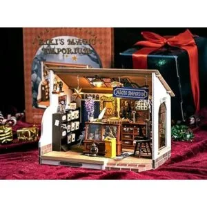 Rolife Kit de habitación de casa de muñecas en miniatura_5