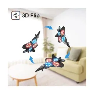 HOLYFUN Dron para niños y principiantes avión RC con luz_3