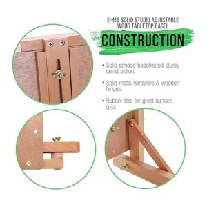 U.S. Art Supply Cancun Caballete de madera maciza_5