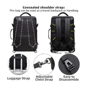 Asenlin Mochila de viaje 45L55L para mujeres y hombres_6