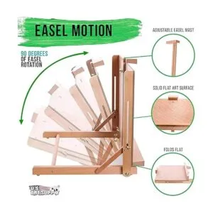 U.S. Art Supply Cancun Caballete de madera maciza_3