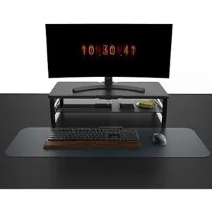Soporte para monitor con cajón elevador de 2 niveles con_3