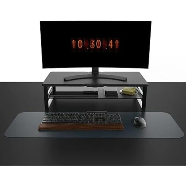 Soporte para monitor con cajón elevador de 2 niveles con_3