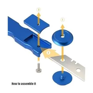 FOSHIO Juego de cortador de papel de envoltura 10_6