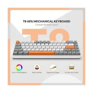 ZIYOU LANG RKT8 Teclado mecánico para juegos con cable 65_2