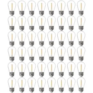 FLSNT Paquete de 48 bombillas LED S14 de repuesto para_1